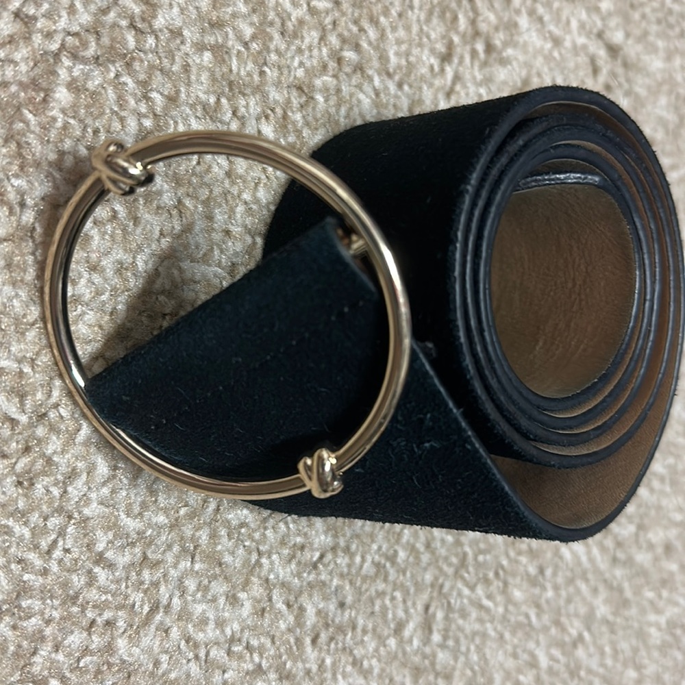 Club Monaco black belt gold hardware